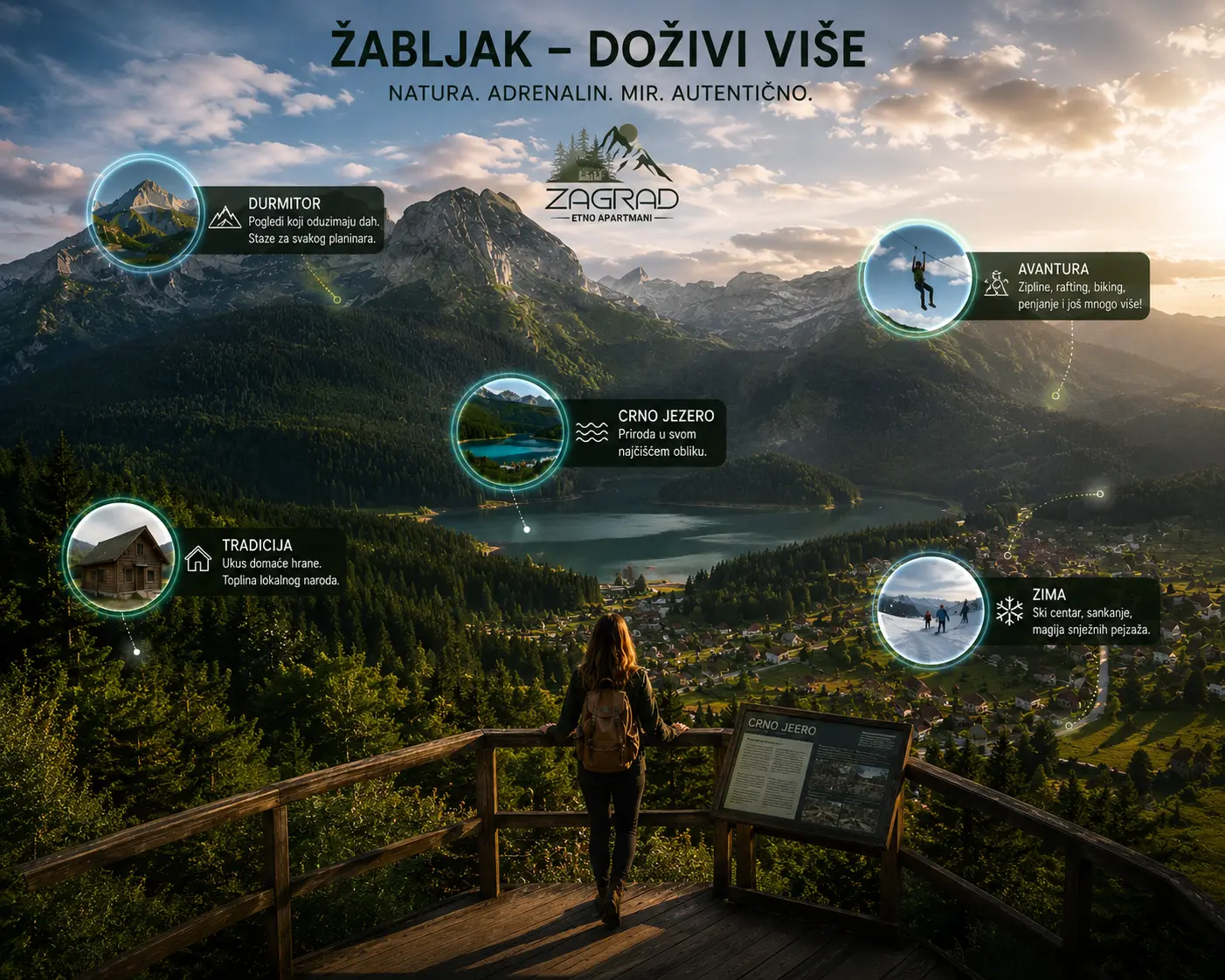 Planinski doživljaj u ZAGRAD Etno Apartmanima